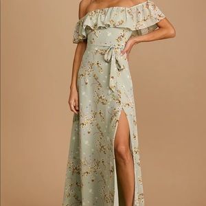 Lulus Mint green dress